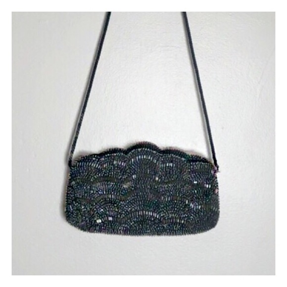 Handbags - deco beaded clutch